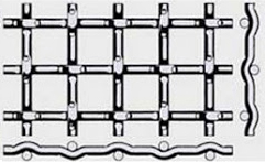 Stainless steel Crimped wire mesh