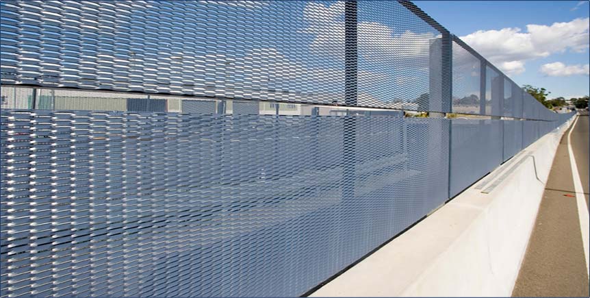 Expanded Metal Mesh Fence