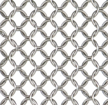 Silver Color Metal Ring Mesh