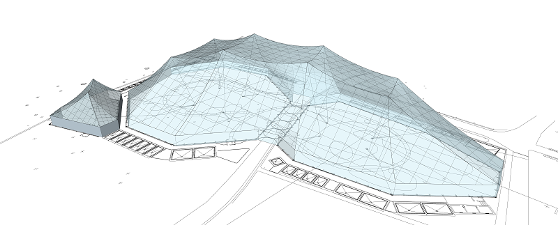 SS Rope Mesh Design Sketch