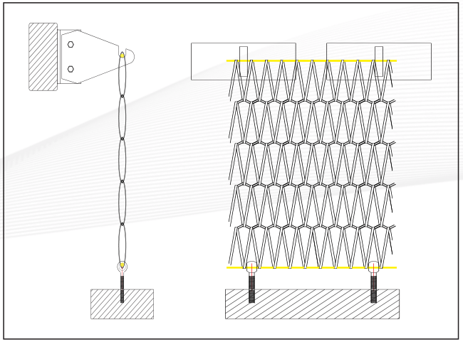 Exterior Curtain Wall—sprial wire mesh