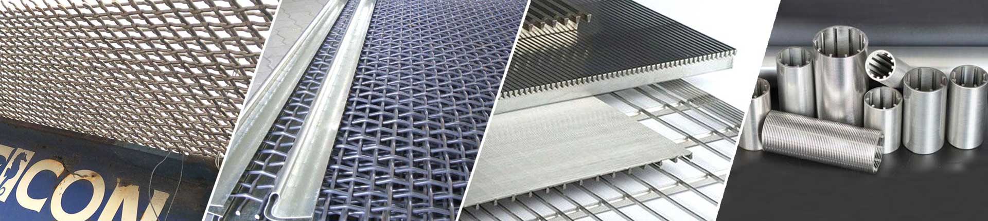 Mine sieving mesh