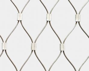 Stainless steel cable Al-ferrule mesh