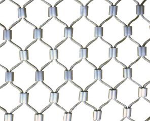 Stainless steel cable Al-ferrule mesh