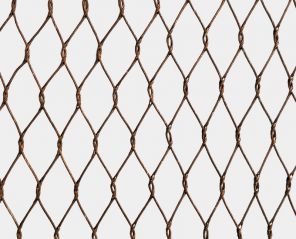 Oxidized Bronze Stainless Steel Cable Mesh