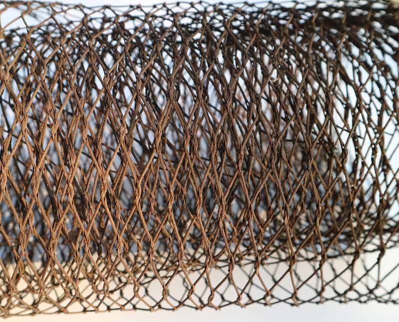 Stainless steel cable bronze oxided mesh Manufacturer