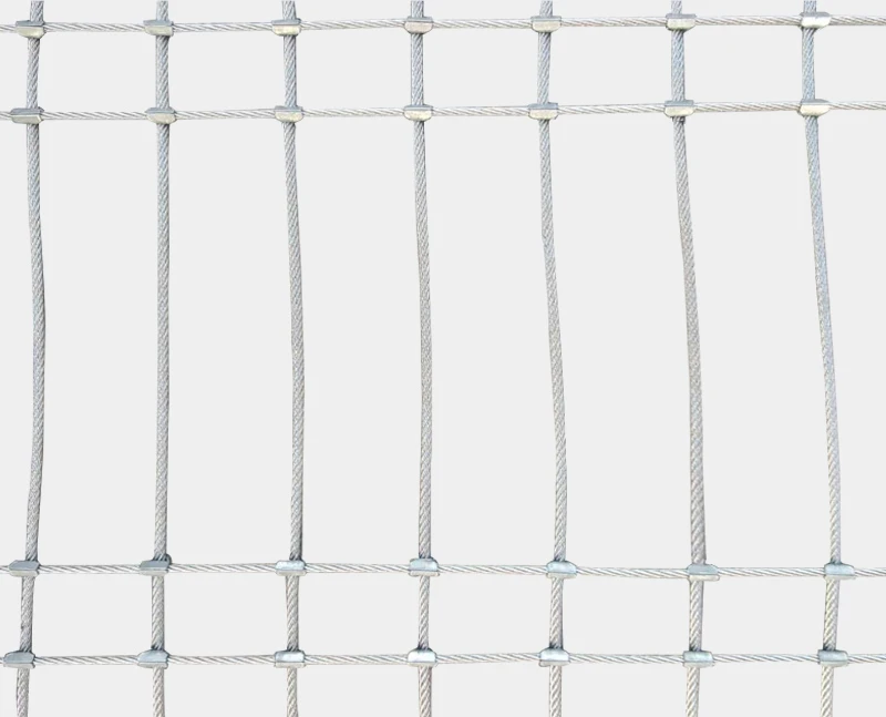 Stainless Steel Cable Cross Buckle Mesh