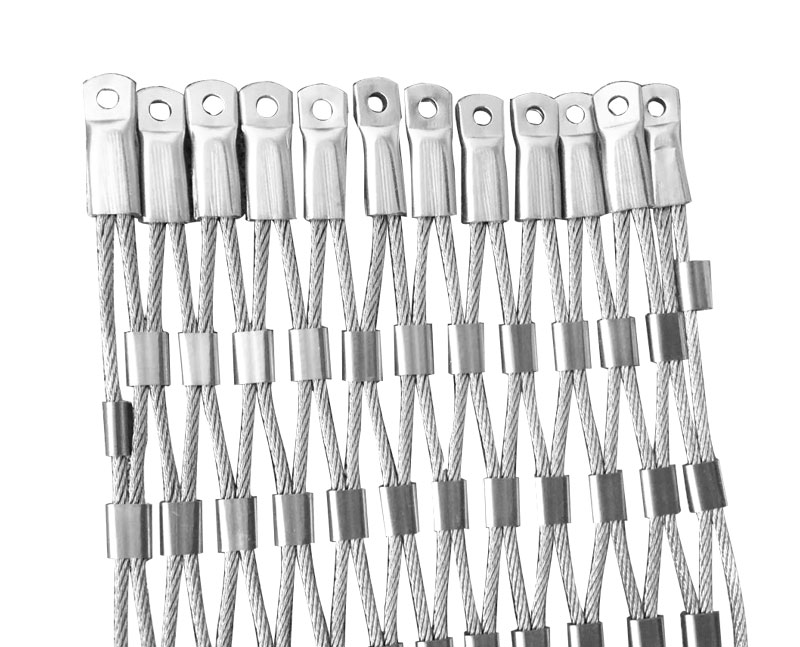 Stainless Steel Cable Mesh Ferrule Type BZ Wire Mesh