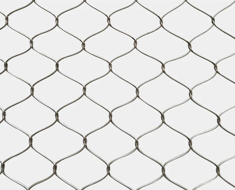 Interwoven Stainless Steel Cable Mesh