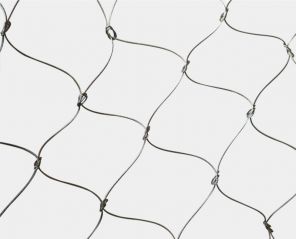 Stainless steel cable knotted mesh