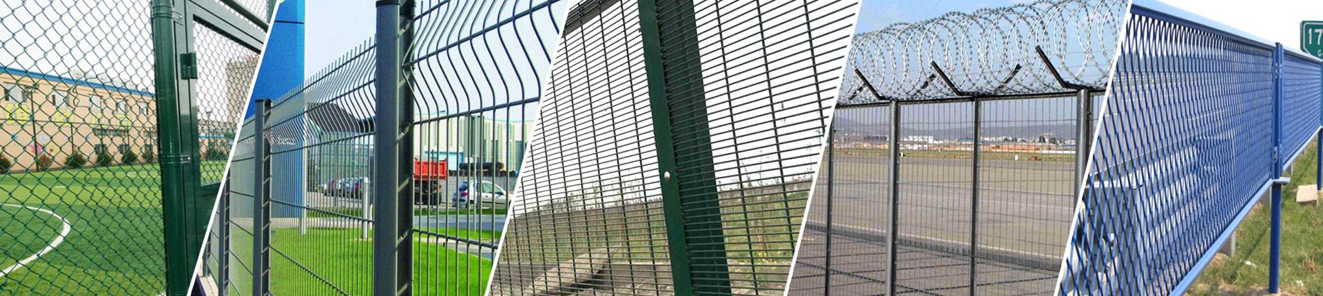 Wire mesh fence applications