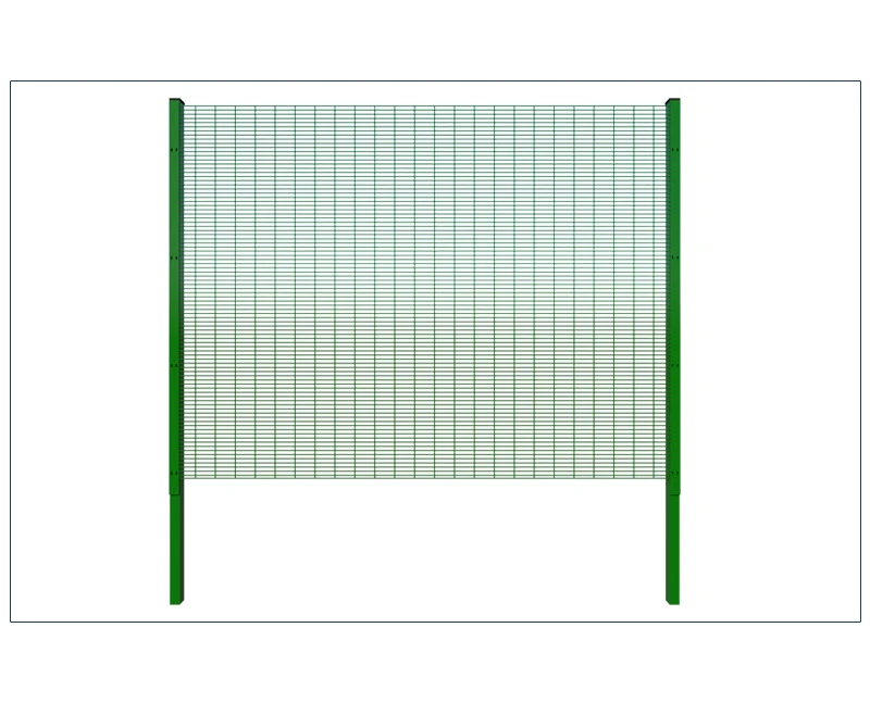 Anti-climb wire mesh fence