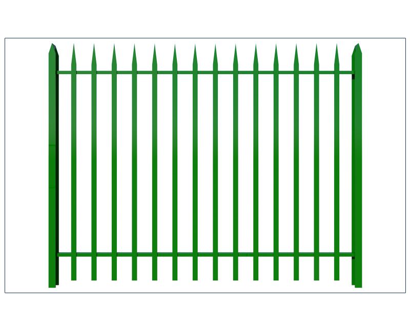 Palisade fence