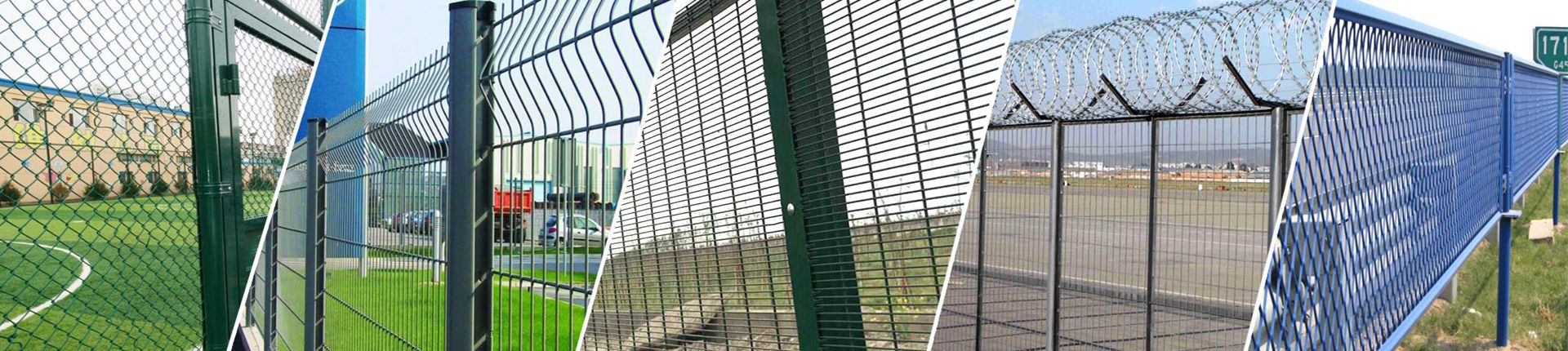 Wire mesh fence applications
