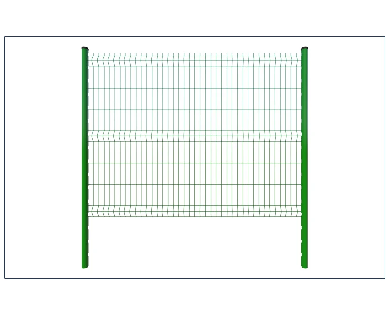 Welded wire mesh fence panels