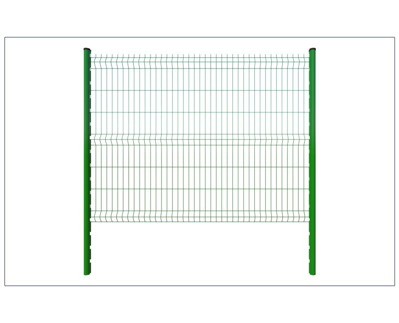 Welded wire mesh fence panels