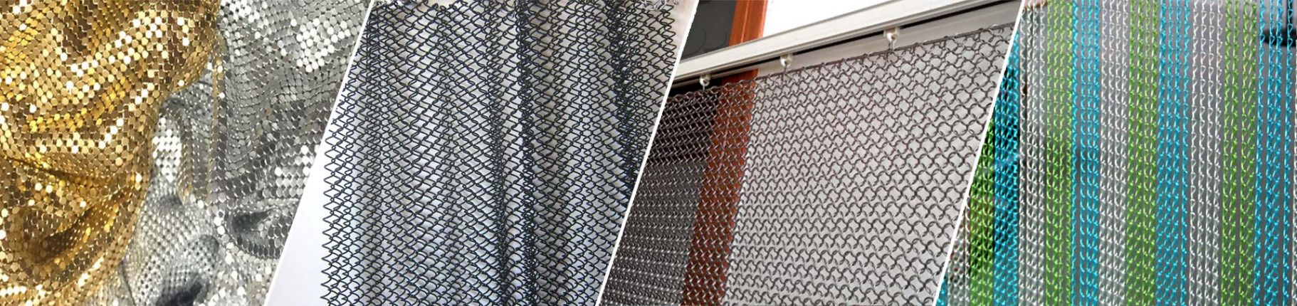 Colourful Metal Mesh Curtains To Make Your Living Room More Beautiful