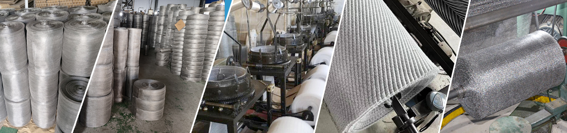 Knitted Wire Mesh Rolls for Industrial Filtration