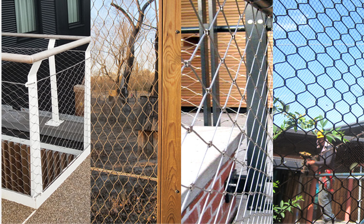 Inter-Woven And Ferrule Type Stainless Steel Cable Mesh Inter-Woven And Ferrule Type Stainless Steel Cable Mesh