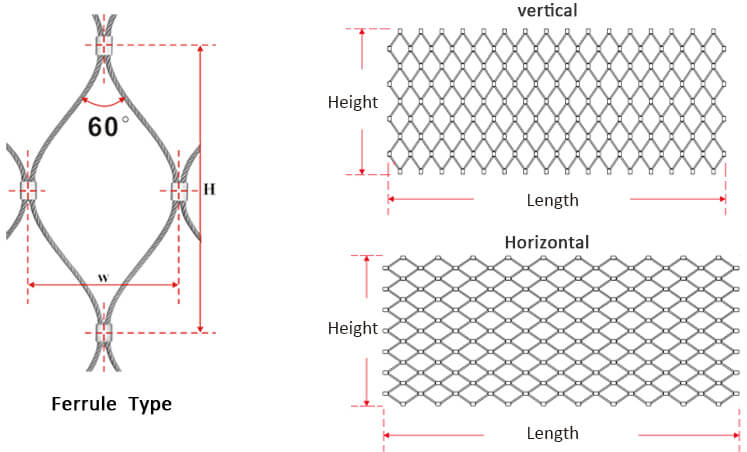 stainless steel ferrule mesh stainless steel ferrule mesh