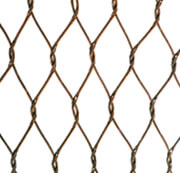 Oxidized Bronze Stainless Steel Cable Mesh Oxidized Bronze Stainless Steel Cable Mesh