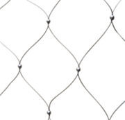 Stainless steel cable bead mesh