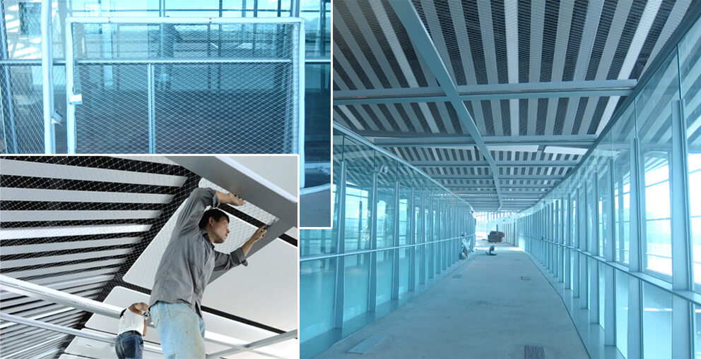 Airport Ceiling system in Mauritius